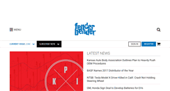 Desktop Screenshot of fenderbender.com