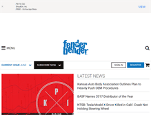 Tablet Screenshot of fenderbender.com